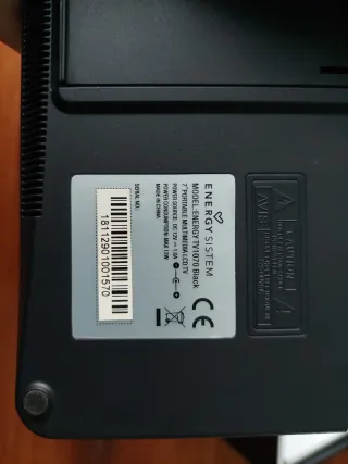 TV Portátil Energy Sistem TV1070 Black