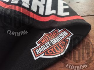 Berretto Harley Davidson Nero e Rosso