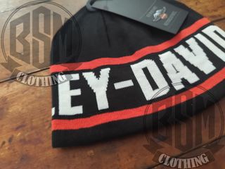 Berretto Harley Davidson Nero e Rosso