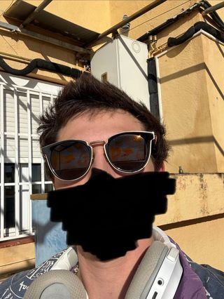 Gafas de sol Bape negras y doradas