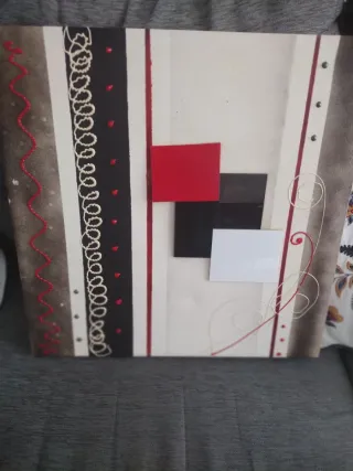 Quadri moderni in tela e legno