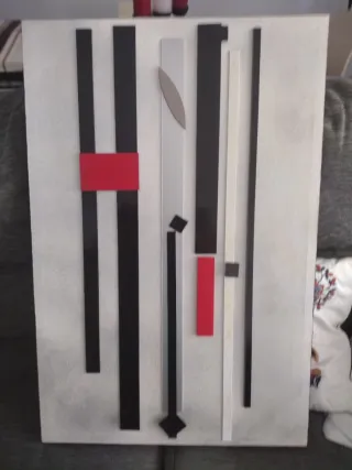 Quadri moderni in tela e legno