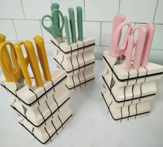 Juego Utensilios Cocina azul o verde