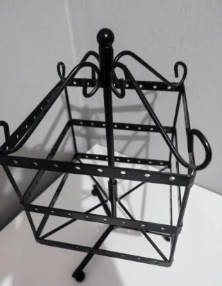 Joyero giratorio negro