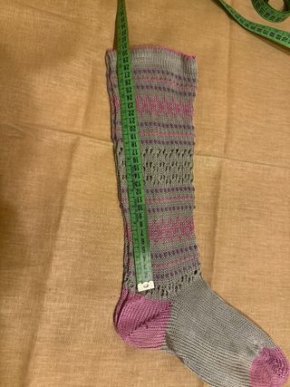 Calcetines Fallero Gris y Rosa