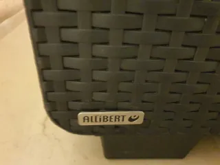 Sofá Allibert 3 plazas negro/gris