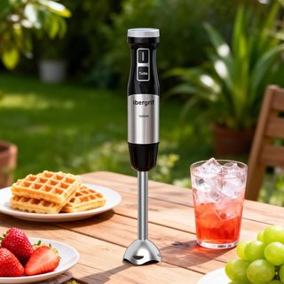 Batidora de Mano 1000W de Acero Inoxidable