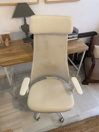 Silla de oficina Ikea blanca