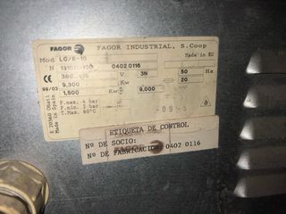 Despiece Lavadora Industrial Fagor 10kg