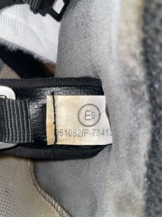 Casco shiro de moto con funda de conejo