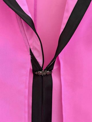 Conjunto de ceremonia morado y negro