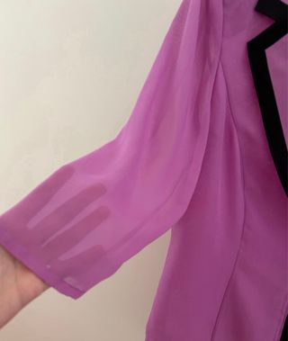Conjunto de ceremonia morado y negro