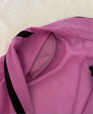 Conjunto de ceremonia morado y negro