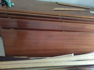 Puertas madera con cristal y lisas