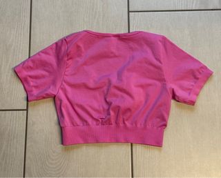 Top sportivo Bo+Tee rosa taglia M