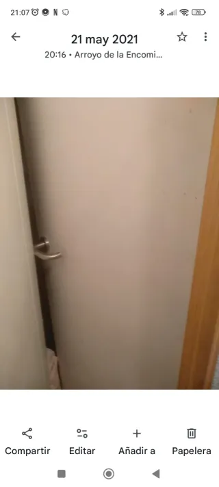 Puerta 62cm para pintar