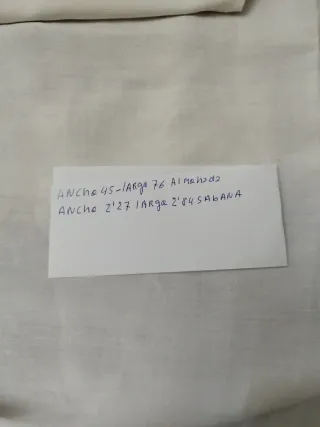 Sábana de hilo antigua bordada