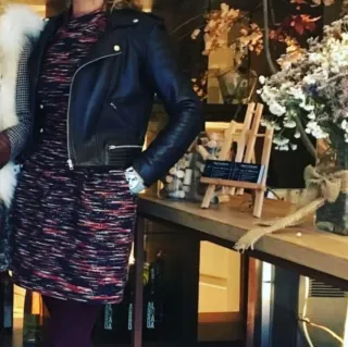 Vestido Mujer Invierno Multicolor