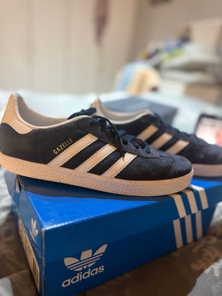 Zapatillas Adidas Gazelle Azul Marino Mujer