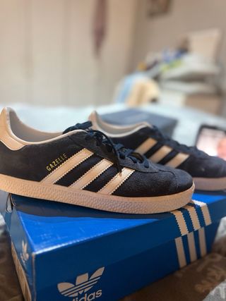 Zapatillas Adidas Gazelle Azul Marino Mujer