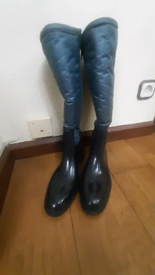 Botas de agua US Polo Association negras y turques