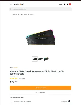 Corsair Vengeance RGB RS 32GB DDR4 3200MHz CL16