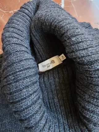 Vestido de punto cuello alto mujer T40/42