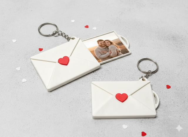 Llavero Carta de Amor con Foto