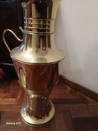 Paragüero de latón vintage