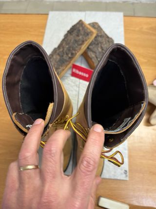 Stivali Timberland donna alti beige/marrone