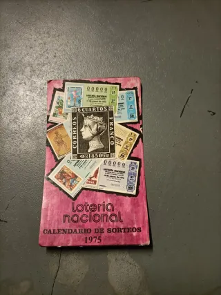Lotería Nacional Calendario Sorteos 1975
