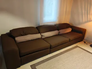 Sofá Grandfort Marrón Chocolate Tela