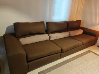 Sofá Grandfort Marrón Chocolate Tela