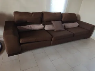 Sofá Grandfort Marrón Chocolate Tela