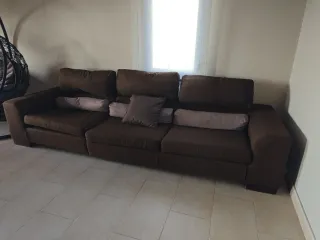 Sofá Grandfort Marrón Chocolate Tela