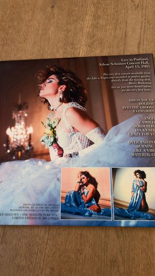Vinilo Madonna A Virgin in Portland  Virgin tour