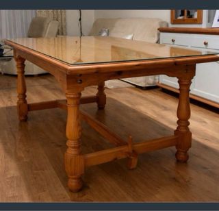 Conjunto muebles Salon vintage con vitrina