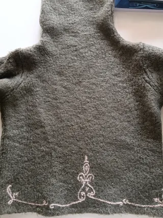 Jersey Noa Noa Lana y Poliamida Verde Oliva