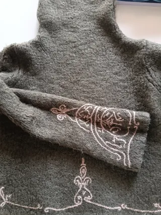 Jersey Noa Noa Lana y Poliamida Verde Oliva