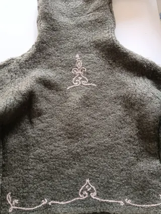 Jersey Noa Noa Lana y Poliamida Verde Oliva