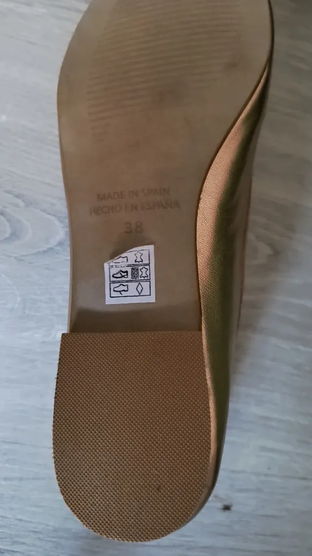 Manoletinas Sandra Fontán Oro Rosado