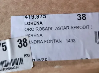 Manoletinas Sandra Fontán Oro Rosado