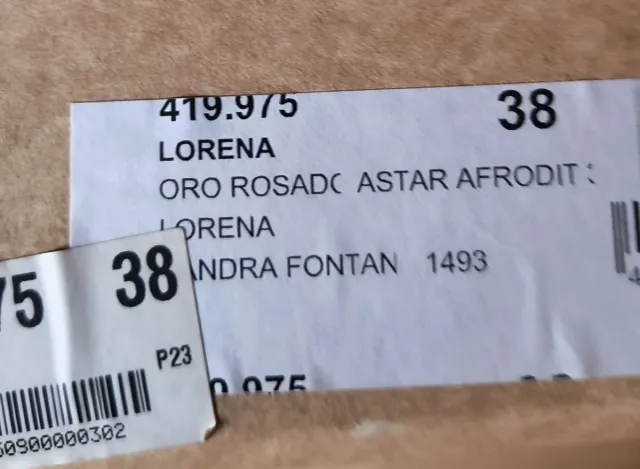 Manoletinas Sandra Fontán Oro Rosado