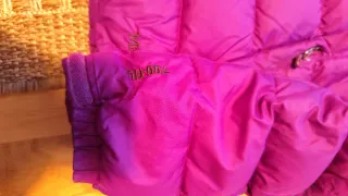 Chaqueta de plumas Marmot morada mujer