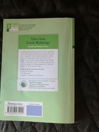 TALES FROM GREEK MYTHOLOGY 1§ESO BRN