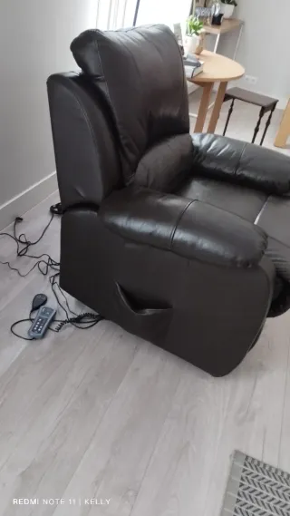 Sillón Relax ECODE Eléctrico Marrón