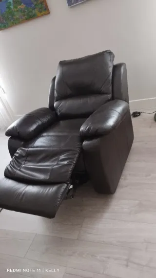 Sillón Relax ECODE Eléctrico Marrón