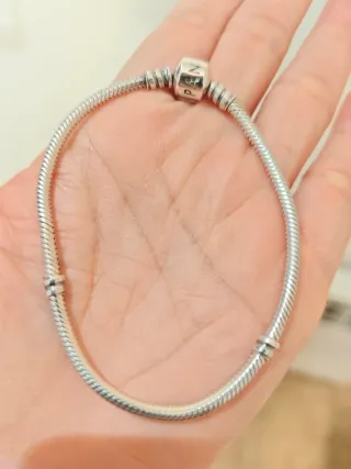 Pulsera Pandora 20cm Plata