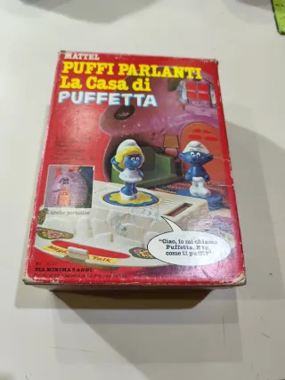 PUFFI PARLANTI La Casa di Puffetta Mattel 1982