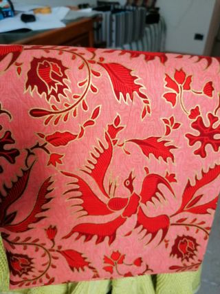 Pareo esotico arancio e oro